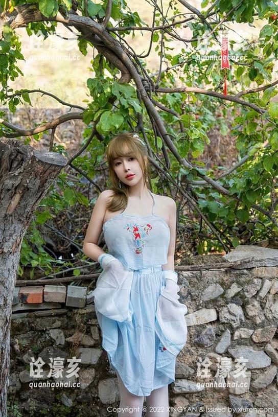 XINGYAN星颜社 - 这一组晨晨Cherry的写真分享，女神的每一张都像是梦里的幻影。