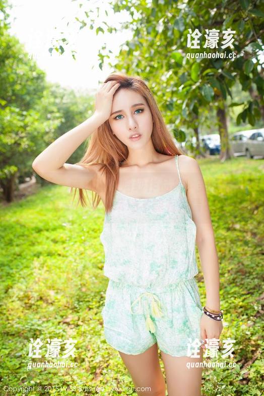 爱蜜社 - 萌白酱的婚纱作品集：美得令人窒息，谁说草地不能有风情？