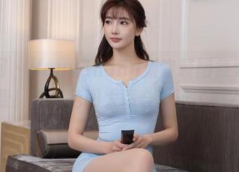 秀人网 – HeyuZhang新套装图集更新，喂！这个色调太适合夏天了吧？